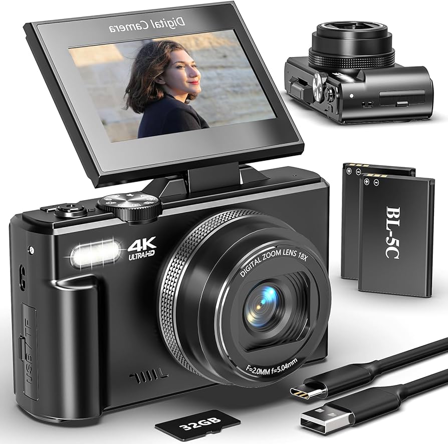 Compact Digital Photography Camera 4K